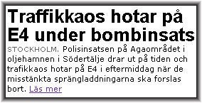 En puff innehåller en rubrik, och ett par raders introduktion till innehållet. Det kan också finnas en bild. Själva texten kan man (oftast) nå via en hyperlänk.